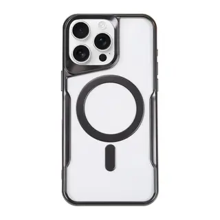 Apple iPhone 16 Pro Max Kılıf Boyi Magsafe Silikon Kapak - Siyah