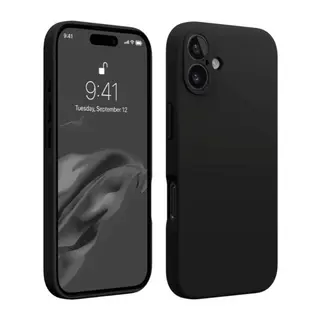 Apple iPhone 16 Plus Kılıf First Silikon - Siyah