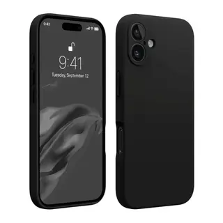 Apple iPhone 16 Kılıf First Silikon - Siyah