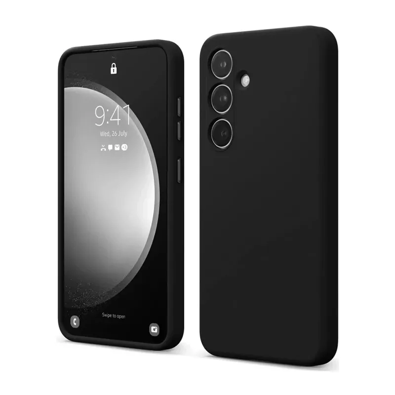 Samsung Galaxy S24 FE Kılıf First Silikon - Siyah