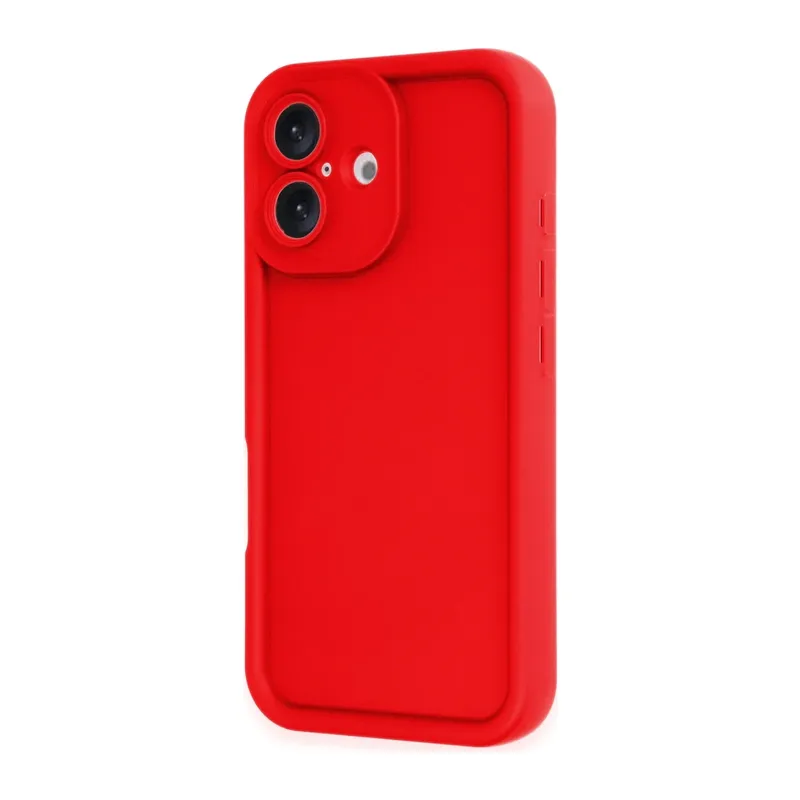 Apple iPhone 16 Kılıf Viera Silikon - Kırmızı