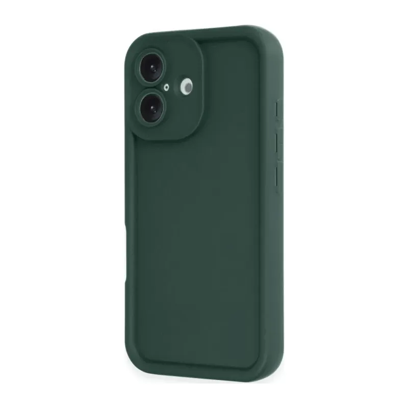 Apple iPhone 16 Kılıf Viera Silikon - Koyu Yeşil