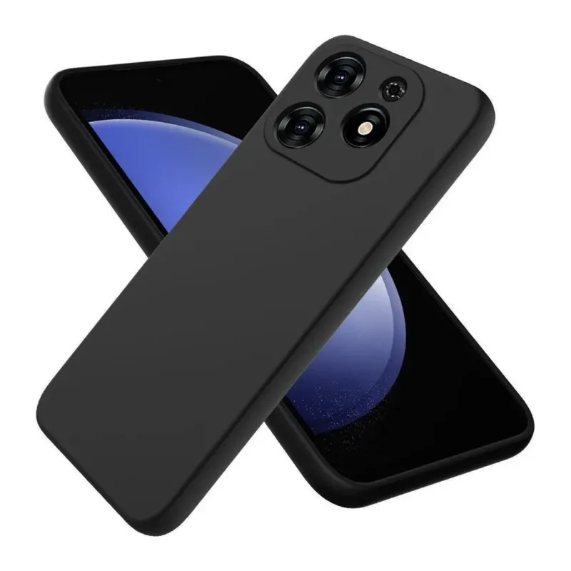 Tecno Spark Go 2024 Kılıf First Silikon - Siyah