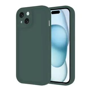 Apple iPhone 14 Kılıf Viera Silikon - Koyu Yeşil