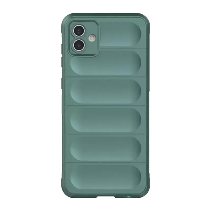 Samsung Galaxy A06 Kılıf Optimum Silikon - Koyu Yeşil