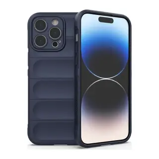 Apple iPhone 16 Pro Max Kılıf Optimum Silikon - Lacivert