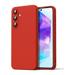 Samsung Galaxy A16 5G Kılıf Nano içi Kadife Silikon - Kırmızı