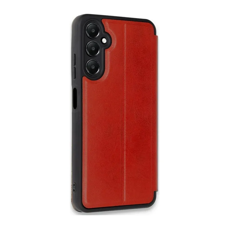 Samsung Galaxy A16 5G Kılıf Flip Cover - Kırmızı