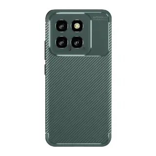 Xiaomi Mi 14T Kılıf Auto Focus Karbon Kapak - Koyu Yeşil
