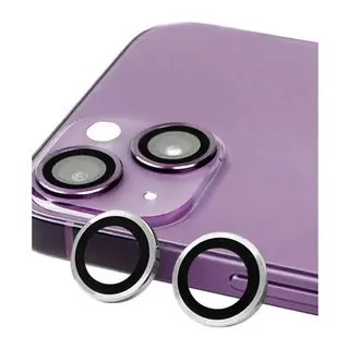 Apple iPhone 14 Plus Raze Metal Kamera Lens - Gümüş