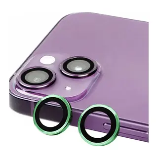 Apple iPhone 15 Raze Metal Kamera Lens - Yeşil