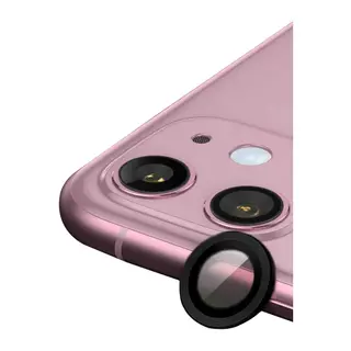 Apple iPhone 11 Raze Metal Kamera Lens - Siyah