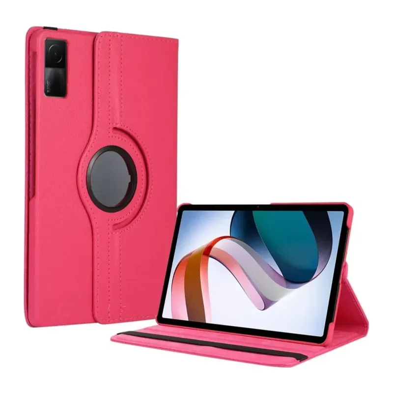Xiaomi Redmi Pad SE 4G Kılıf 360 Tablet Deri Kılıf - Pembe