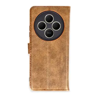 Xiaomi Redmi 14C Kılıf Trend S Plus Kapaklı Kılıf - Taba