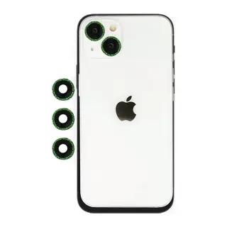 Apple iPhone 14 Shine Kamera Lens - Yeşil