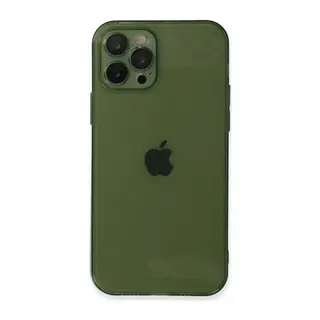 Apple iPhone 12 Pro Kılıf Fly Lens Silikon - Yeşil