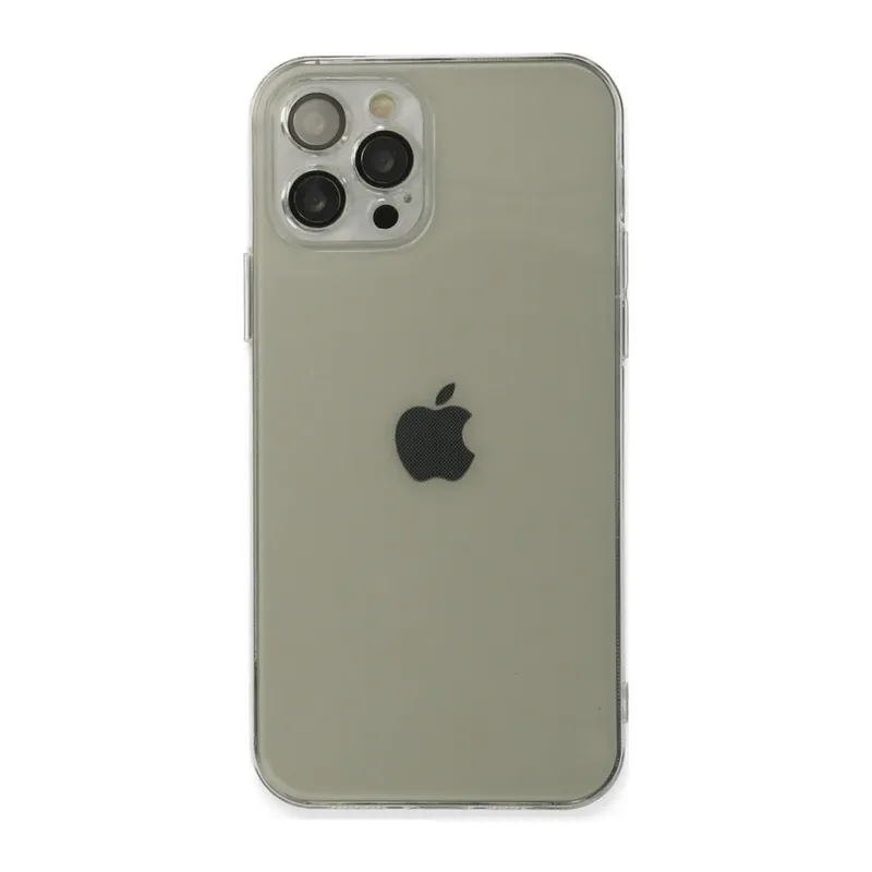 Apple iPhone 12 Pro Kılıf Fly Lens Silikon - Şeffaf