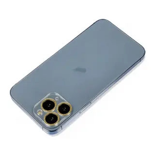 Apple iPhone 11 Pro Max Shine Kamera Lens Koruma Cam - Gold