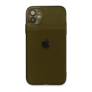 Apple iPhone 12 Kılıf Fly Lens Silikon - Siyah