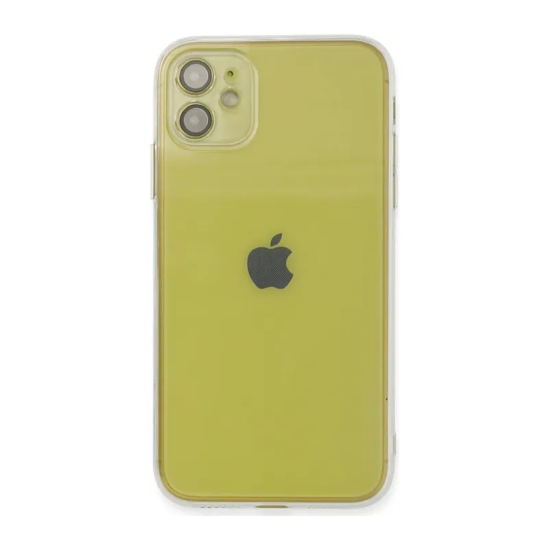 Apple iPhone 12 Kılıf Fly Lens Silikon - Şeffaf