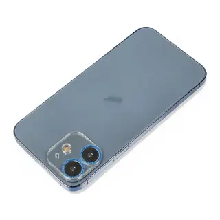 Apple iPhone 12 Shine Kamera Lens Koruma Cam - Mavi