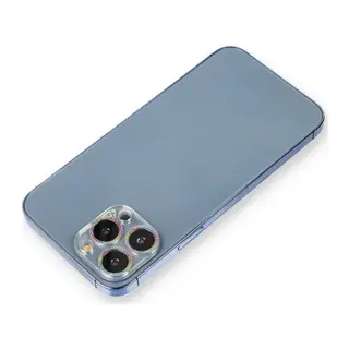 Apple iPhone 12 Pro Shine Kamera Lens Koruma Cam - Rainbow