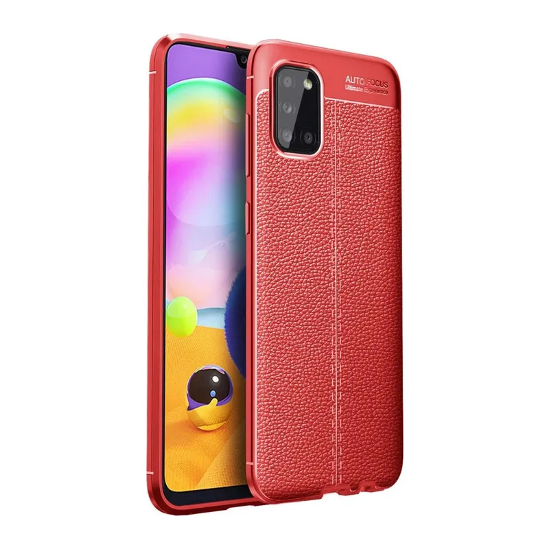 Samsung Galaxy A31 Kılıf Auto Focus Kapak - Kırmızı