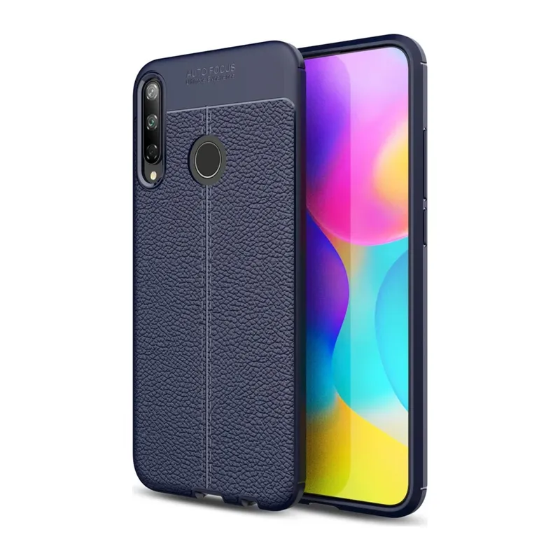 Huawei P40 Lite E Kılıf Auto Focus Kapak - Lacivert