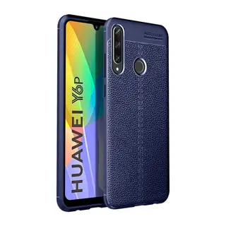 Huawei Y6P Kılıf Auto Focus Kapak - Lacivert