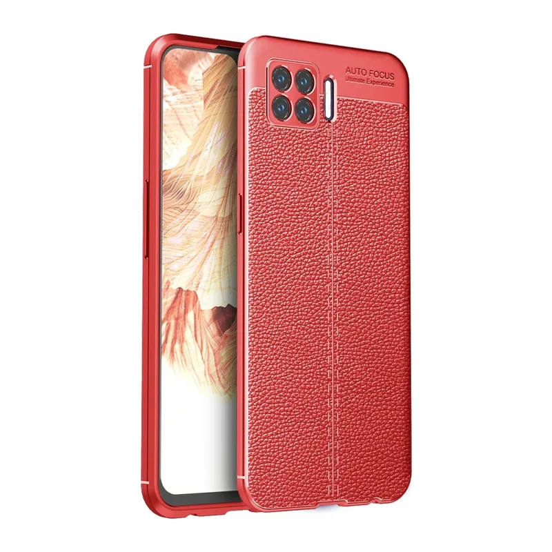 Oppo A73 Kılıf Auto Focus Kapak - Kırmızı