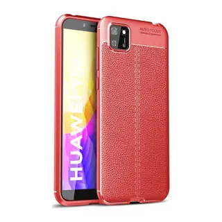 Huawei Y5P Kılıf Auto Focus Kapak - Kırmızı
