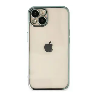 Apple iPhone 13 Kılıf Razer Lensli Silikon - Yeşil