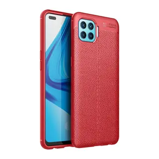 Oppo Reno 4 Lite Kılıf Auto Focus Kapak - Kırmızı