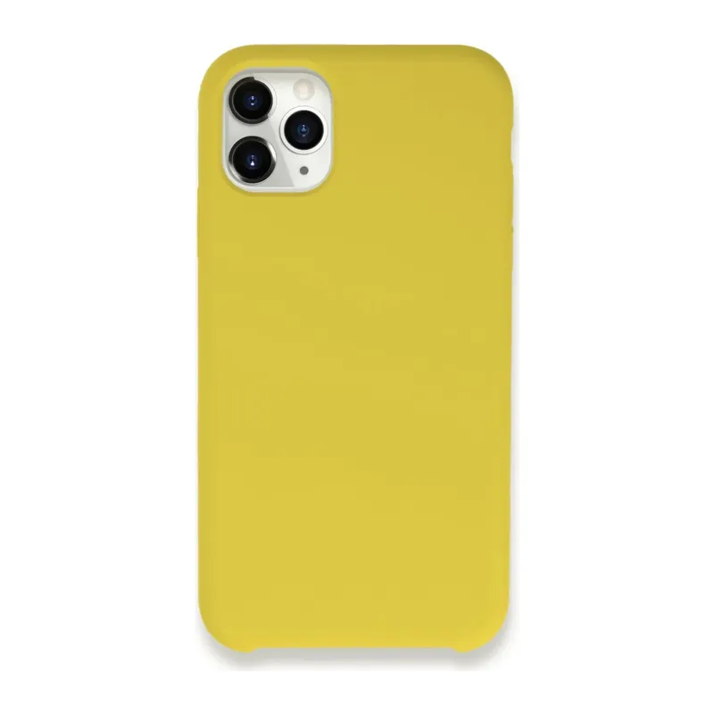 Apple iPhone 11 Pro Kılıf Lansman Legant Silikon - Sarı