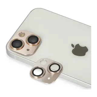 Apple iPhone 13 Pers Alüminyum Kamera Lens - Gold