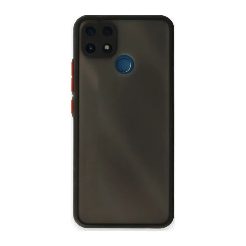 Realme C25 Kılıf Montreal Silikon Kapak - Siyah