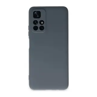 Xiaomi Redmi Note 11T Kılıf Nano içi Kadife Silikon - Gri