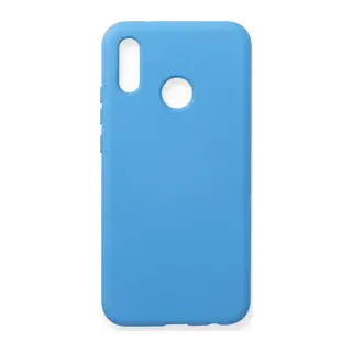Huawei P20 Lite Kılıf Nano içi Kadife Silikon - Mavi