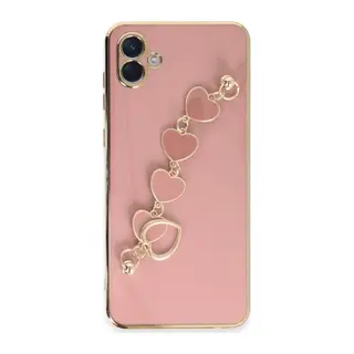 Samsung Galaxy A04E Kılıf Esila Silikon - Pudra
