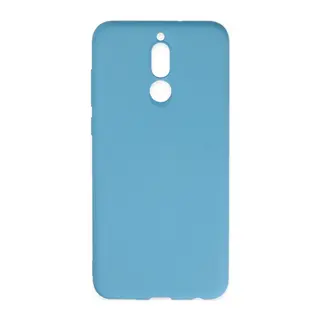 Huawei Mate 10 Lite Kılıf Nano içi Kadife Silikon - Mavi