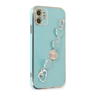 Apple iPhone 12 Kılıf Esila Silikon - Su Yeşili