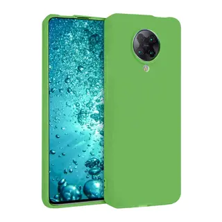 Xiaomi Redmi K30 Pro Kılıf Nano içi Kadife Silikon - Yeşil