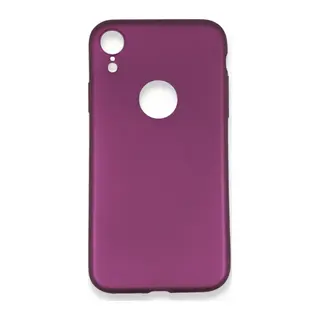 Apple iPhone XR Kılıf First Silikon - Mürdüm