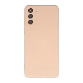 Samsung Galaxy S21 Kılıf Nano içi Kadife Silikon - Pudra