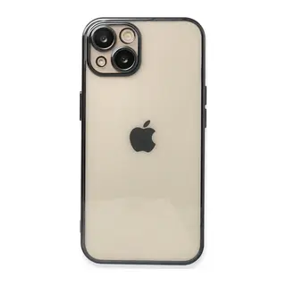 Apple iPhone 14 Kılıf Razer Lensli Silikon - Siyah