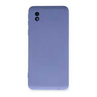 Samsung Galaxy A01 Core Kılıf Nano içi Kadife Silikon - Lila