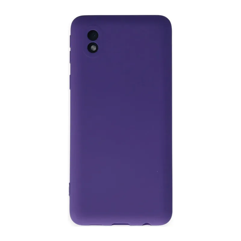 Samsung Galaxy A01 Core Kılıf Nano içi Kadife Silikon - Mor