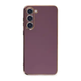 Samsung Galaxy S23 Kılıf Volet Silikon - Mor