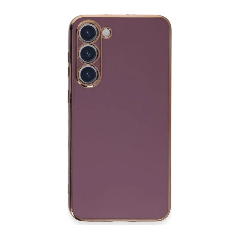 Samsung Galaxy S23 Kılıf Volet Silikon - Mor