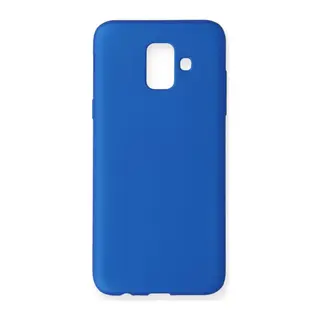 Samsung Galaxy A6 2018 Kılıf First Silikon - Mavi